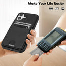 iPhone 16 Wallet Case Card Holder Kickstand RFID Blocking Flip Cover Phone Case Light Purple