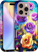 iPhone 16 Pro Case Heavy Duty Full Body Shockproof Protection 3 in 1 Hybrid Hard PC