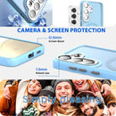 Samsung Galaxy S24/S25 Plus 3 - Layer Crystal Transparent Protective Case