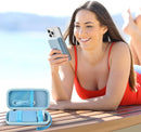 Shockproof storage case protecting wireless portable charger