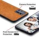 OnePlus 15 retro leather case raised camera protection ring