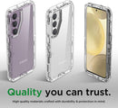 Samsung Galaxy S24/S25 Plus 3 - Layer Crystal Transparent Protective Case