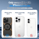 Frameless Magnetic Kickstand Metal Case for iPhone 16 Pro Max