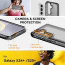 Samsung Galaxy S24/S25 Plus 3 - Layer Crystal Transparent Protective Case