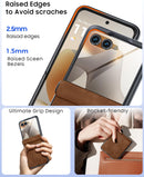 Moto Razr 2026 Leather Case – Thin Matte Shell – precise cutouts and fit detail