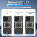 Frameless Magnetic Kickstand Metal Case for iPhone 16 Pro Max