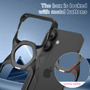 Frameless Magnetic Kickstand Metal Case for iPhone 16 Pro Max