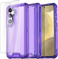 Samsung Galaxy S24/S25 Plus 3 - Layer Crystal Transparent Protective Case
