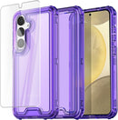 Samsung Galaxy S24/S25 Plus 3 - Layer Crystal Transparent Protective Case