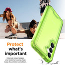 Samsung Galaxy S24/S25 Plus 3 - Layer Crystal Transparent Protective Case