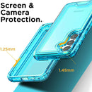 Samsung Galaxy S24/S25 Plus 3 - Layer Crystal Transparent Protective Case