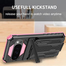 for Google Pixel 9 Pro XL & Pixel 10 Pro XL Wallet Case with Credit Card Holder Stand Kickstand Slim Rugged Shockproof Heavy Duty Defender Armor 【Military Grade】 Protective Phone Case - Pink