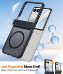 Moto Razr 2026 Translucent Matte Case – MagSafe – translucent matte finish close-up