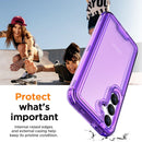 Samsung Galaxy S24/S25 Plus 3 - Layer Crystal Transparent Protective Case