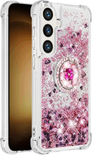 Samsung Galaxy S25 Plus Flowing Liquid Glitter Sparkly Bling Case