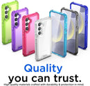 Samsung Galaxy S24/S25 Plus 3 - Layer Crystal Transparent Protective Case