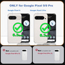 Google Pixel 9 Pro XL Case Build - in Ring Stand Shockproof Anti - Slip Protective Phone Case Black