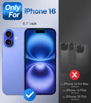 iPhone 16 Case, Minimalist Wallet Case Card Holder Protective Cover - Clear