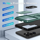 Samsung Galaxy S25 Ultra Camera Lens Cover+Screen Protector+Ring Holder Phone Cover