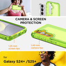 Samsung Galaxy S24/S25 Plus 3 - Layer Crystal Transparent Protective Case