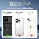 Frameless Magnetic Kickstand Metal Case for iPhone 16 Pro Max