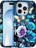 iPhone 16 Pro Case Heavy Duty Full Body Shockproof Protection 3 in 1 Hybrid Hard PC