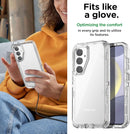 Samsung Galaxy S24/S25 Plus 3 - Layer Crystal Transparent Protective Case