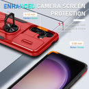 Samsung Galaxy S25 Ultra Camera Lens Cover+Screen Protector+Ring Holder Phone Cover