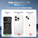 Frameless Magnetic Kickstand Metal Case for iPhone 16 Pro Max