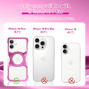 Frameless Magnetic Kickstand Metal Case for iPhone 16 Pro Max