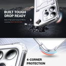 iPhone 16 Case, Minimalist Wallet Case Card Holder Protective Cover - Clear