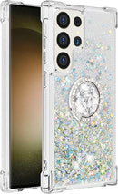 Samsung Galaxy S25 Plus Flowing Liquid Glitter Sparkly Bling Case