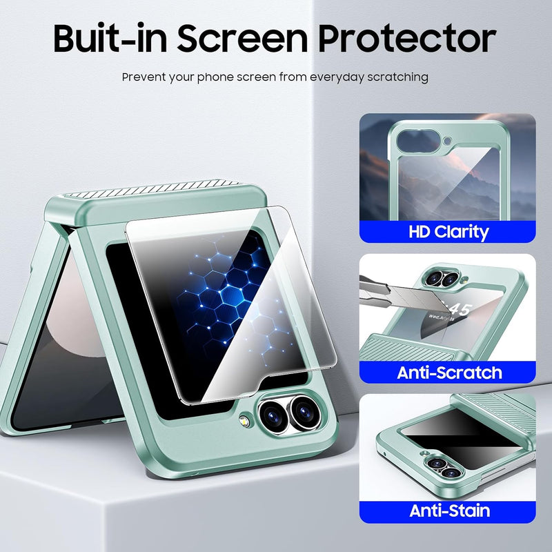 Samsung Galaxy Z Flip 6 Card Holder & Hinge Protection & Screen Protector - Gorilla Cases