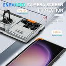 Samsung Galaxy S25 Ultra Camera Lens Cover+Screen Protector+Ring Holder Phone Cover
