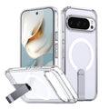 for Google Pixel 10 Pro XL Case [Compatible with MagSafe][Built-in Invisible Kickstand][Military Grade Shockproof] Slim Shockproof Magnetic Phone Case-Black