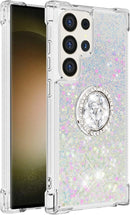 Samsung Galaxy S25 Plus Flowing Liquid Glitter Sparkly Bling Case