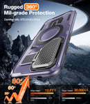 Samsung Galaxy S25 Ultra Military - Grade Shockproof Magnetic Case