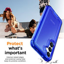 Samsung Galaxy S24/S25 Plus 3 - Layer Crystal Transparent Protective Case