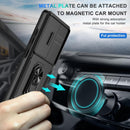 Samsung Galaxy S25 Ultra Camera Lens Cover+Screen Protector+Ring Holder Phone Cover