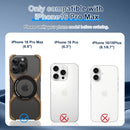 Frameless Magnetic Kickstand Metal Case for iPhone 16 Pro Max