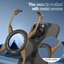 Frameless Magnetic Kickstand Metal Case for iPhone 16 Pro Max