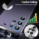 Samsung Galaxy Z Flip 6 3Pcs Inner Soft EPU Film+2Pcs Front Display Tempered Glass+1 Set Camera lens Protector