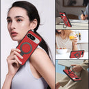 Google Pixel 9 Pro XL Case Build - in Ring Stand Shockproof Anti - Slip Protective Phone Case Black