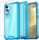 Samsung Galaxy S24/S25 Plus 3 - Layer Crystal Transparent Protective Case