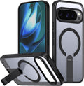 for Google Pixel 10 Pro XL Case [Compatible with MagSafe][Built-in Invisible Kickstand][Military Grade Shockproof] Slim Shockproof Magnetic Phone Case-Black
