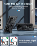 Galaxy S25 Military Grade Drop Proof Kickstand Case