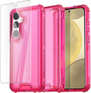 Samsung Galaxy S24/S25 Plus 3 - Layer Crystal Transparent Protective Case