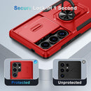 Samsung Galaxy S25 Ultra Camera Lens Cover+Screen Protector+Ring Holder Phone Cover