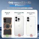 Frameless Magnetic Kickstand Metal Case for iPhone 16 Pro Max