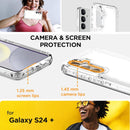Samsung Galaxy S24/S25 Plus 3 - Layer Crystal Transparent Protective Case